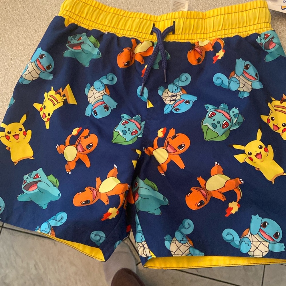 Pokémon swim trunks